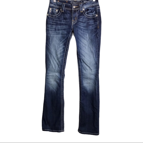 Miss Me Dark Wash Mid-rise Jeans - Picture 2 of 6